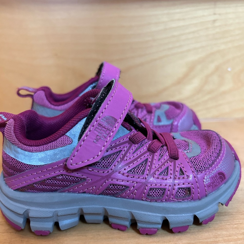 North Face baby girl sneakers purple size 7